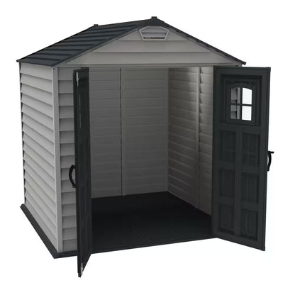 Storemax plus 7 Ft. X 7 Ft. Vinyl Storage Shed with Floor