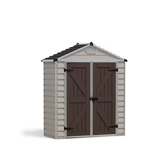 Skylight 6 Ft. X 3 Ft. Tan Garden Outdoor Storage Shed