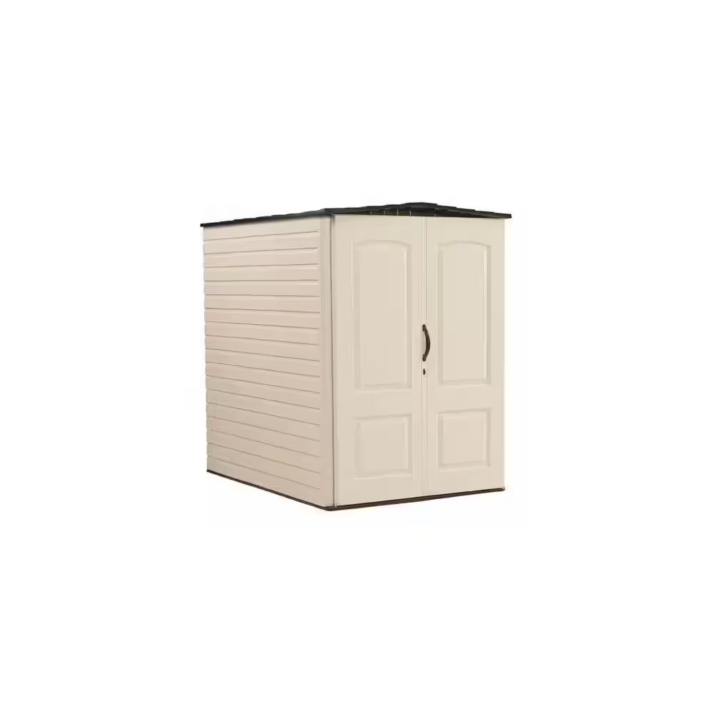 6 Ft. 3 In. X 4 Ft. 8 In. Large Vertical Resin Storage Shed