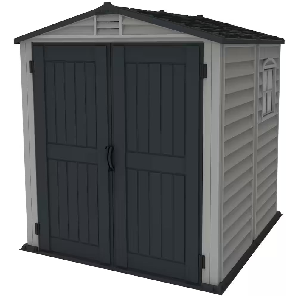 Store Mate plus 6 Ft. X 6 Ft. Vinyl Shed with Floor