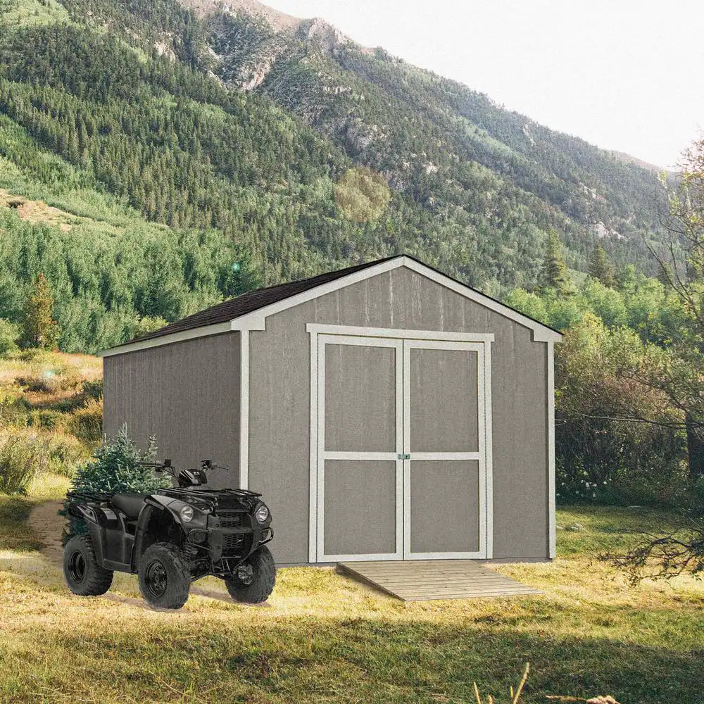 Princeton Do-It-Yourself 10 Ft. X 10 Ft. Outdoor Ranch Wood Storage Shed with Smartside Siding (100 Sq. Ft.)