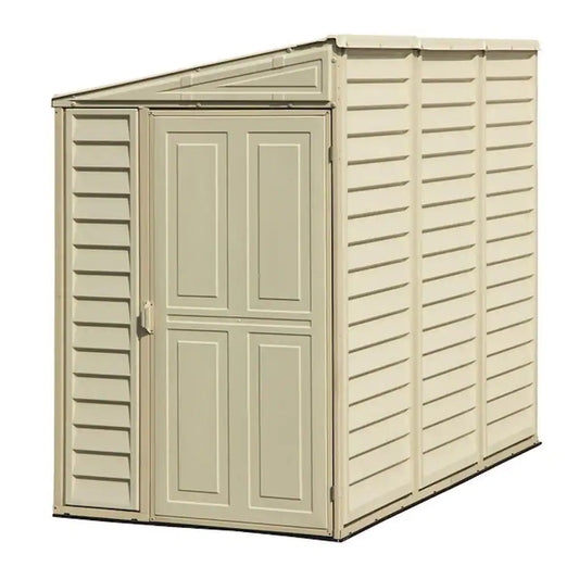 Sidemate 4 Ft. X 8 Ft. Vinyl Shed with Foundation 29.25 Sq. Ft.