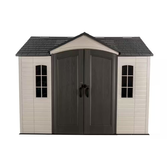 10 Ft. W X 8 Ft. D Outdoor Storage Shed with Double Doors (80 Sq. Ft.)