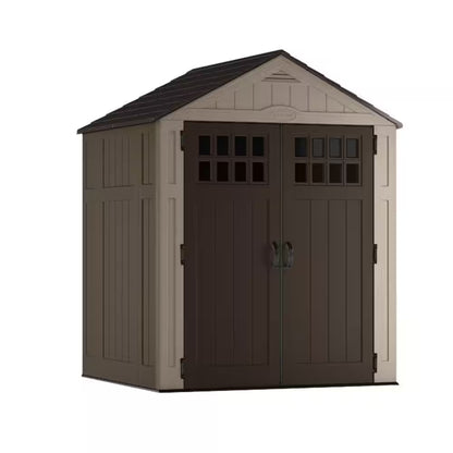 6 Ft. W X 5 Ft. D Plastic Shed (34 Sq. Ft.)