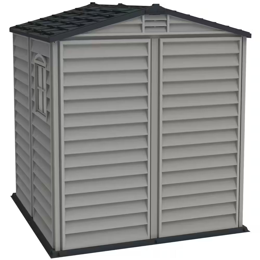 Store Mate plus 6 Ft. X 6 Ft. Vinyl Shed with Floor