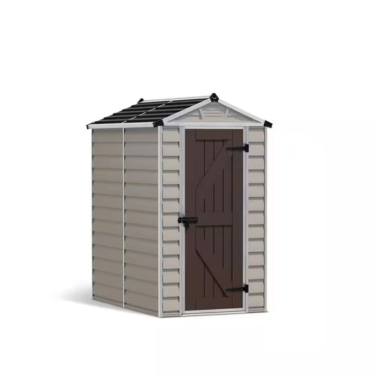 Skylight 4 Ft. X 6 Ft. Tan Garden Outdoor Storage Shed